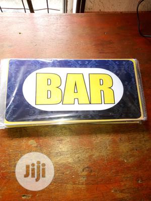 Bar Signage.