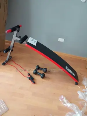 Sit Up Bench Tummy Trimmer Red and Black1