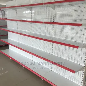 Supermarket Perforated Display Shelveing