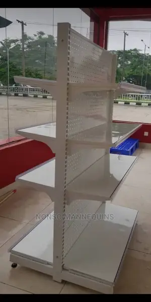 Double Sided High Quality Perforated Supermarket Shleving