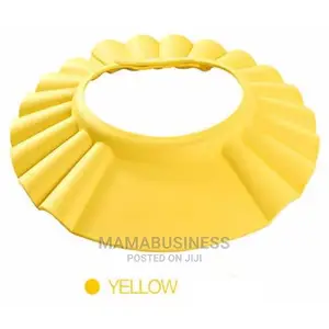 Adjustable Kids And Baby Shower Cap - Yellow