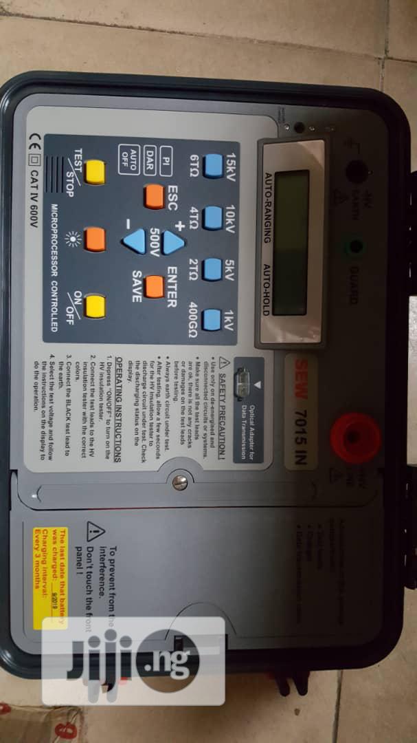 Sew 7015 IN 15KV High Voltage Insulation Tester