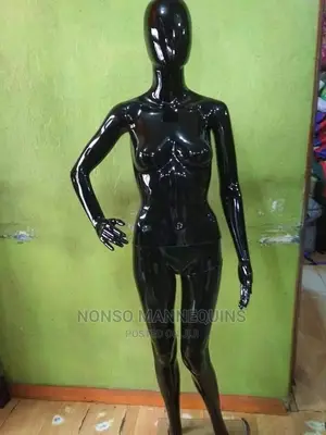 Black Female Egg Face Fashion Clothes Mannequins Display