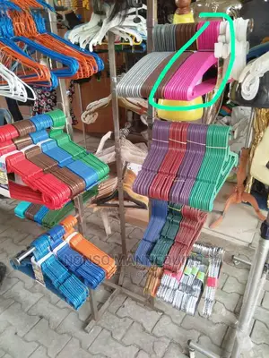 Plastic Clothes Hanger.