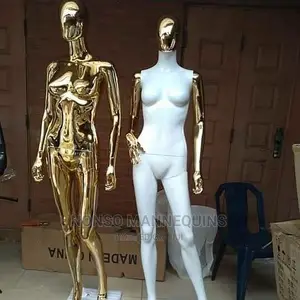 Standard Gold Chrome and White Luxury Mannequins