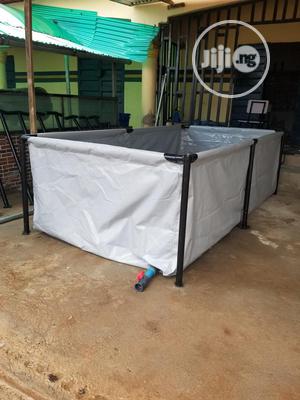 Portable Tarpaulin Fish Pond