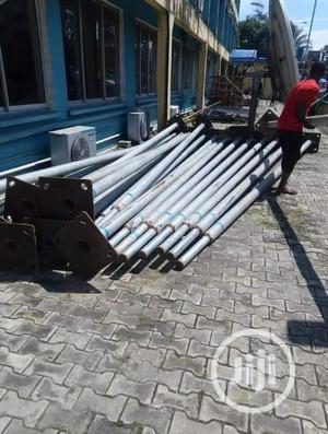 Local Made 6 Meters Galvanize Pole for Project Street Light