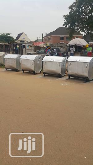 Galvanised Waste Bin. Free Door Step Delivery Within Abuja