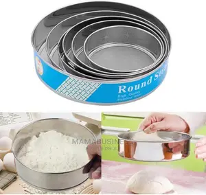 6 IN 1 Stainless Steel Mesh Round Strainer Set