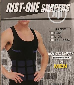 Men's Sleeveless Slimming Vest Black