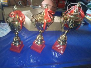 Set of Small Gold Trophy by 3