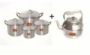 Tower Trim Pots Set and a Kettle