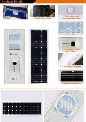 Stand Alone 100w Integrated Solar Project Light With Battery Back Up