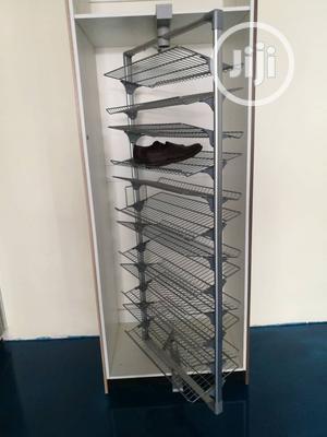 12 Steps Cabinet Shoe Rack (Pullout Rotating)