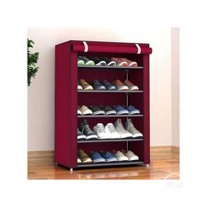 Classic Shoe Rack With Fabric Cover