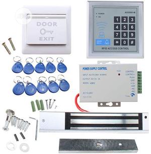 Access Control Kit Power Supply Keypad 10 Keyfob EXIT Button