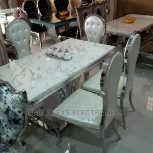 Royal ITALIAN Marble Dinning Table Set