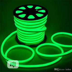 Green LED Neon Tube Light For Bedroom / Garden Decoration 120V Input