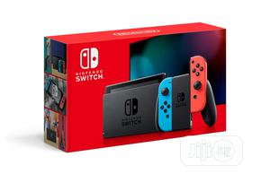 Nintendo Switch With Neon Blue & Neon Red Joy-con