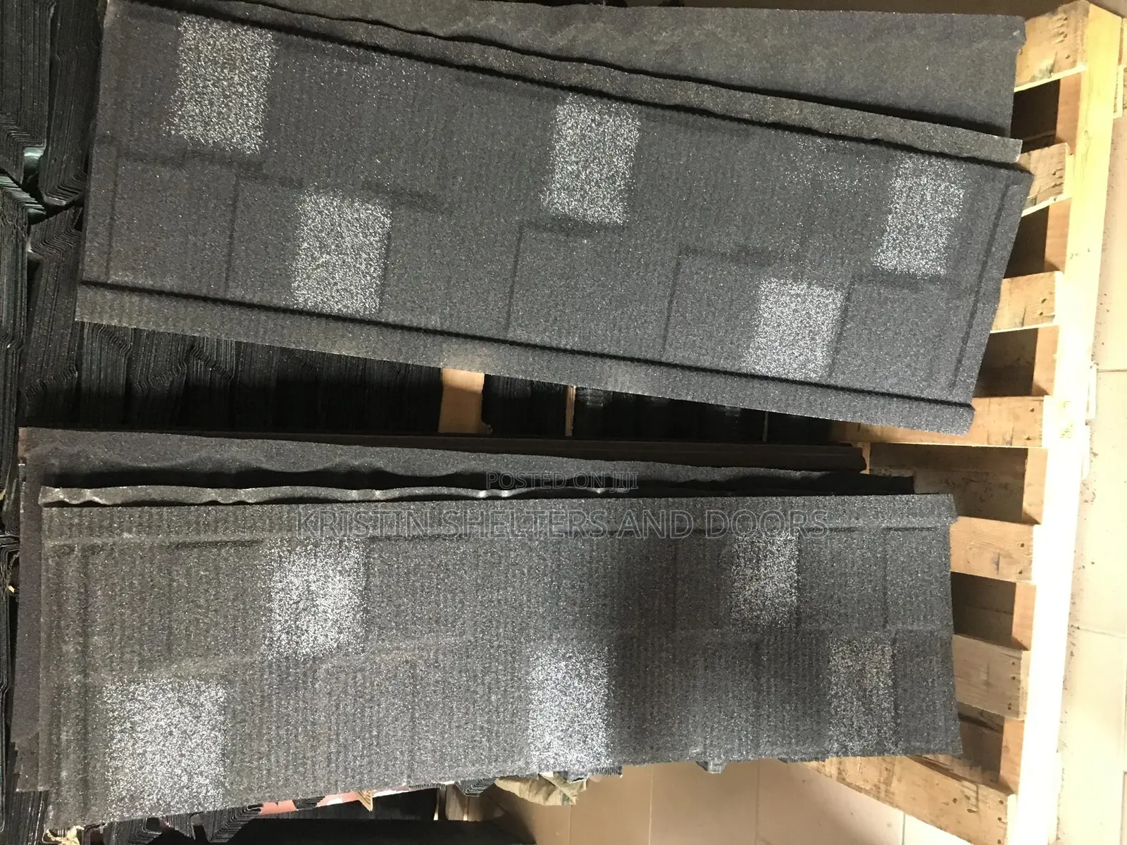 Dot White Shingle Roofing Sheet