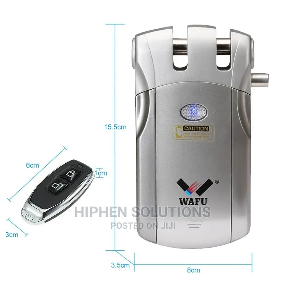 Wireless Remote Control Smart Lock Keyless Lock -4 Remote Controllers