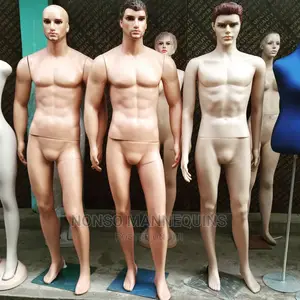 Plastic Male Mannequuns of All Kinds and Sizes