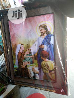 Wall Jesus Wooden Frame 22x18