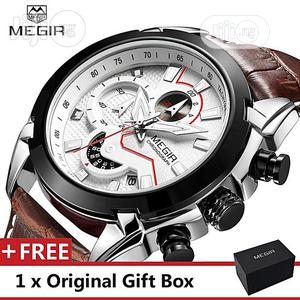 Military Chronograph Clock Male Megir Army Style Wrist Watch