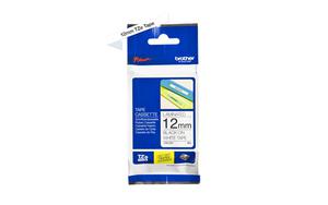 Brother Tze-231 12mm Black on White Labelling Tape.