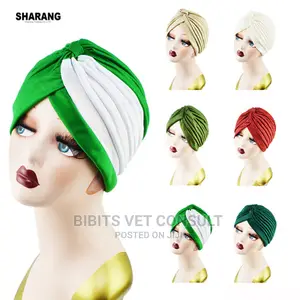 Fashionable Women Fold Turban Cap