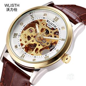 Fashion Double-Sided Leather Waterproof Luminous Men's Watch