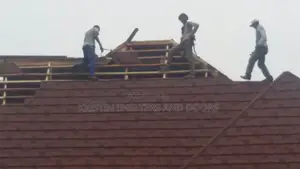 Quality Wine Dot Black Roofing Sheet in Ajah