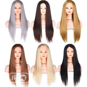 Straight Bangs Braided Hair Mannequin