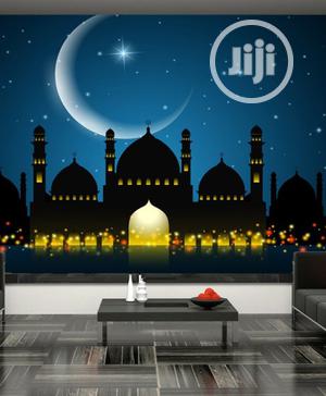 8d Mosque by Moonlight Wall Mural