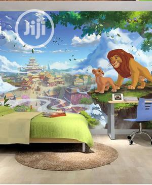 8D Effect Lion Kings Kiddies Photo Murals For Homes