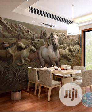 8D Horses Design Wall Mural For Homes Offices And Hotels
