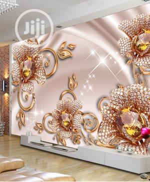 8d Diamond Pearls Wall Mural Designs for Homes Offices and Hotels