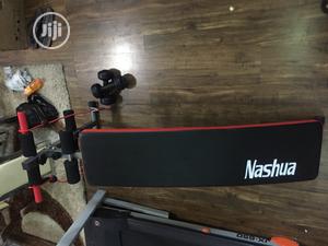 Tummy Trimmer Sit-up Bench + 3kg Dumbbell + Rope Imported.