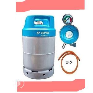 12.5kg Gas Cylinder With Metered Regulator, Hose & Clips