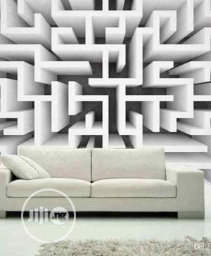 8D Maze Design Photo Mural