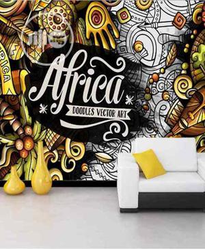 African Vector 8D Photo Mural