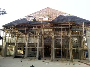 Kristin Quality Black Roman Stone Coated Roofing Sheet