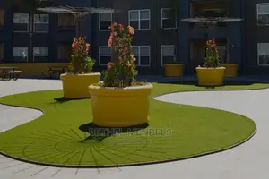 Fake Lawn Grass For Border And Contemporary Deckings