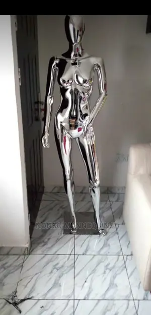8 Size Female Silver Chrome Detachable Mannequins