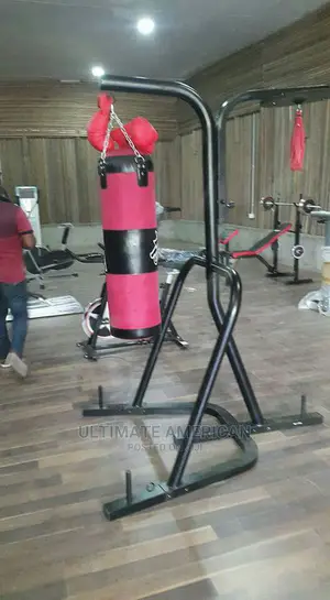 Imported Brand New Punching Bag With Stand, Boxing Glove