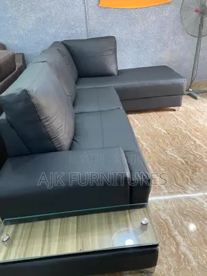 Unique Leather L Shape Sofa