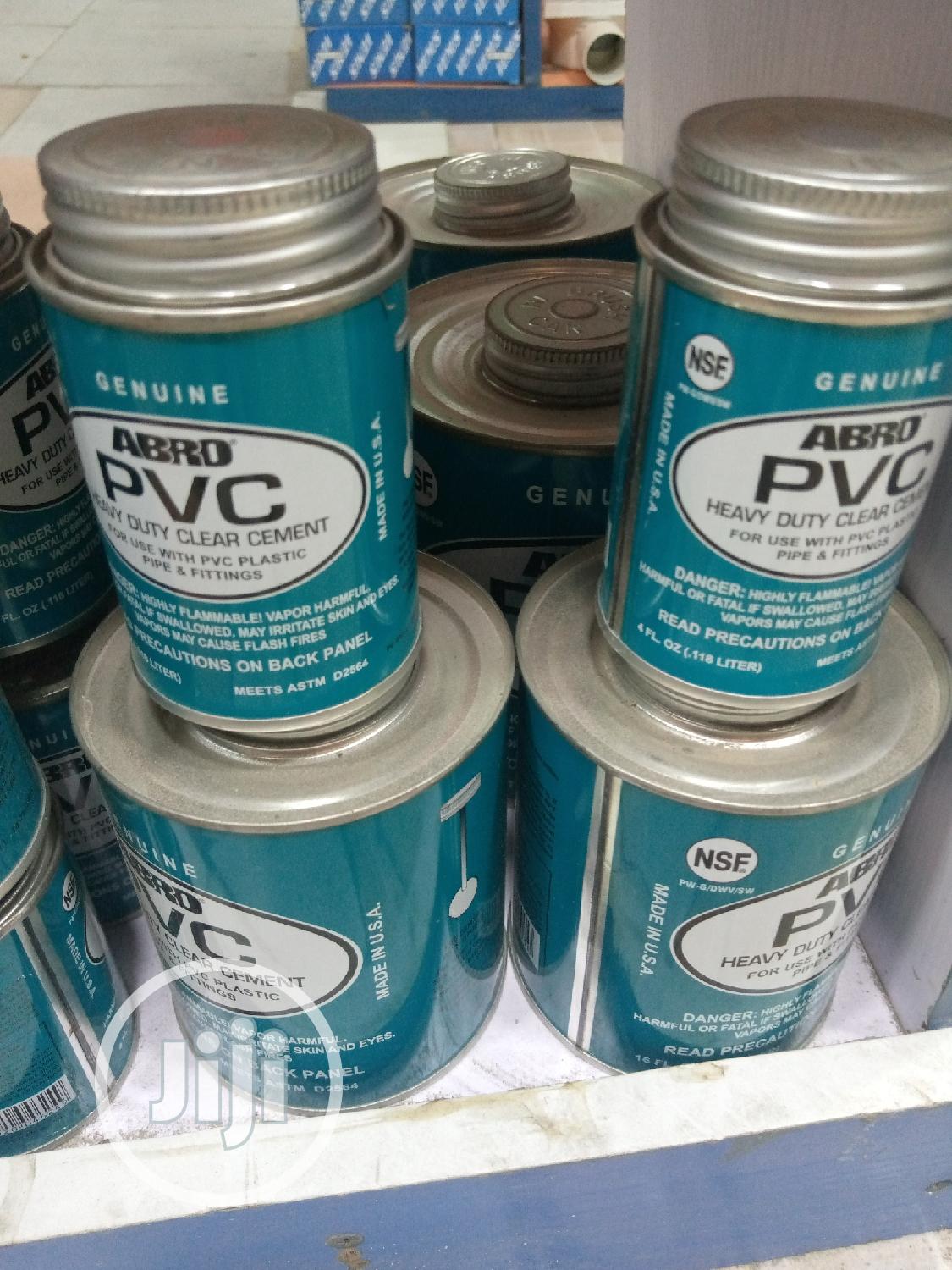 PVC Pipe Gums in Orile Building Materials, Great DonIyke Invest Co