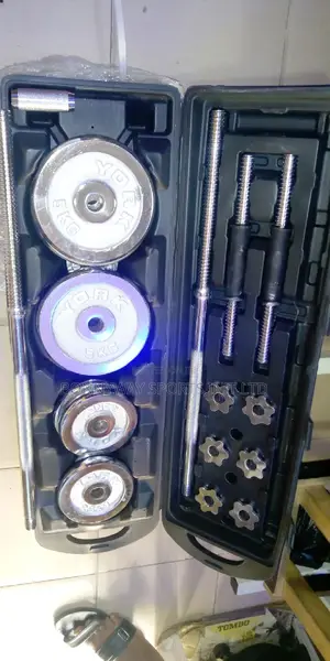 50kg Weight Lifting Weights With Extra Short Rod