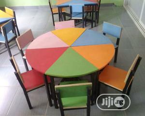 KG School Table + 6 Chairs