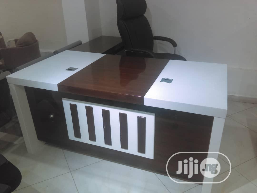Classic White Office Executive Table